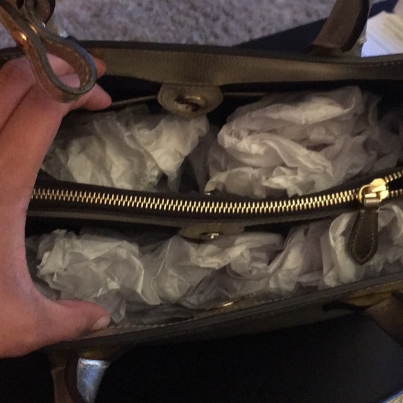 Burberry medium check tote bag gold - Picture 6 of 6